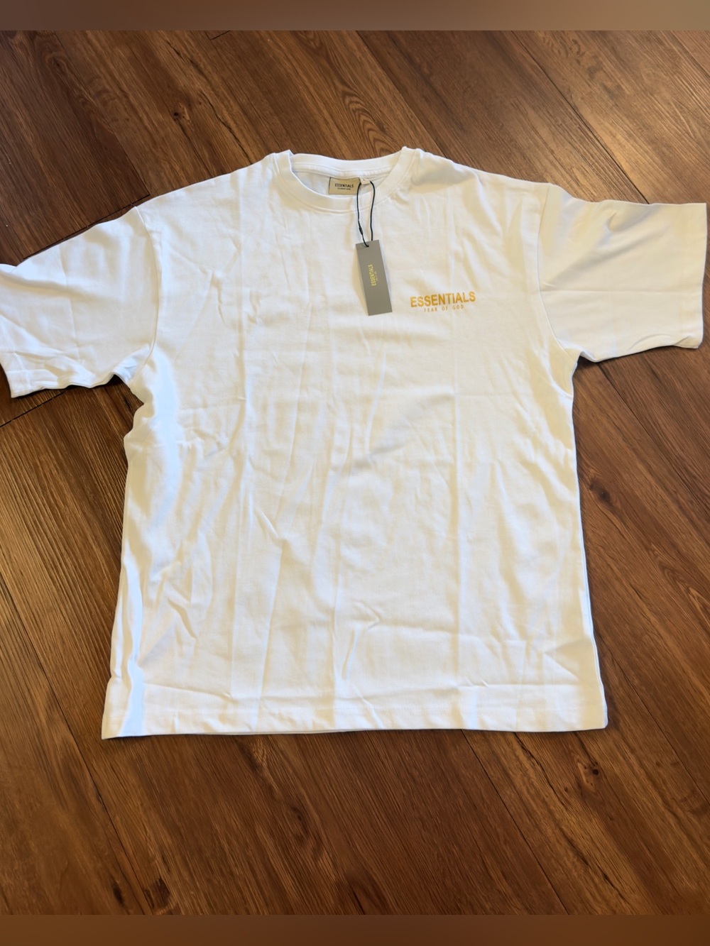 Essentials Men’s White Logo T-Shirt